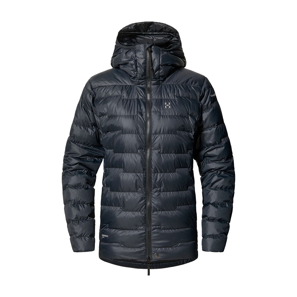 Naisten Haglöfs kevyttuntuvatakki hupulla, musta