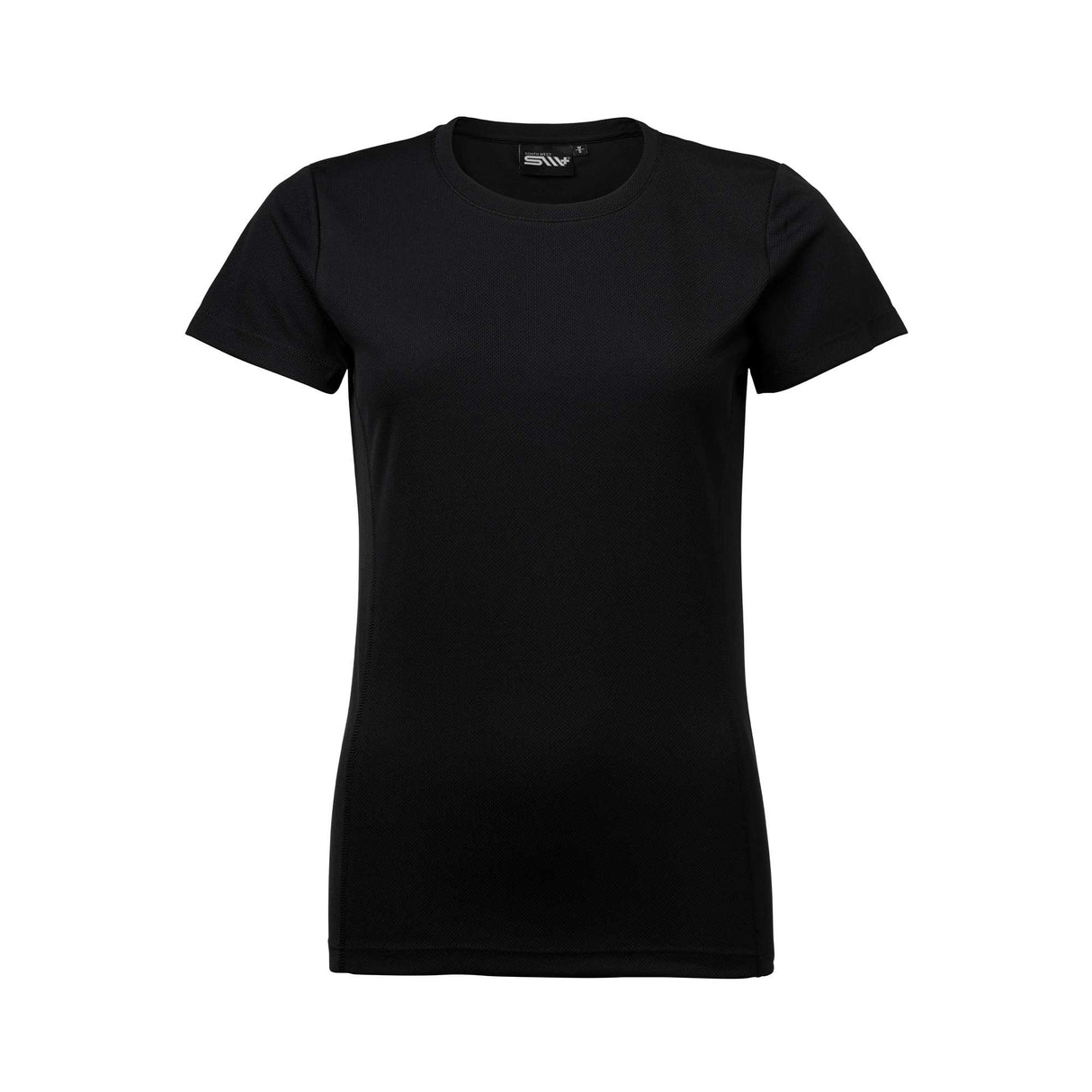 musta naisten tekninen t-paita sw