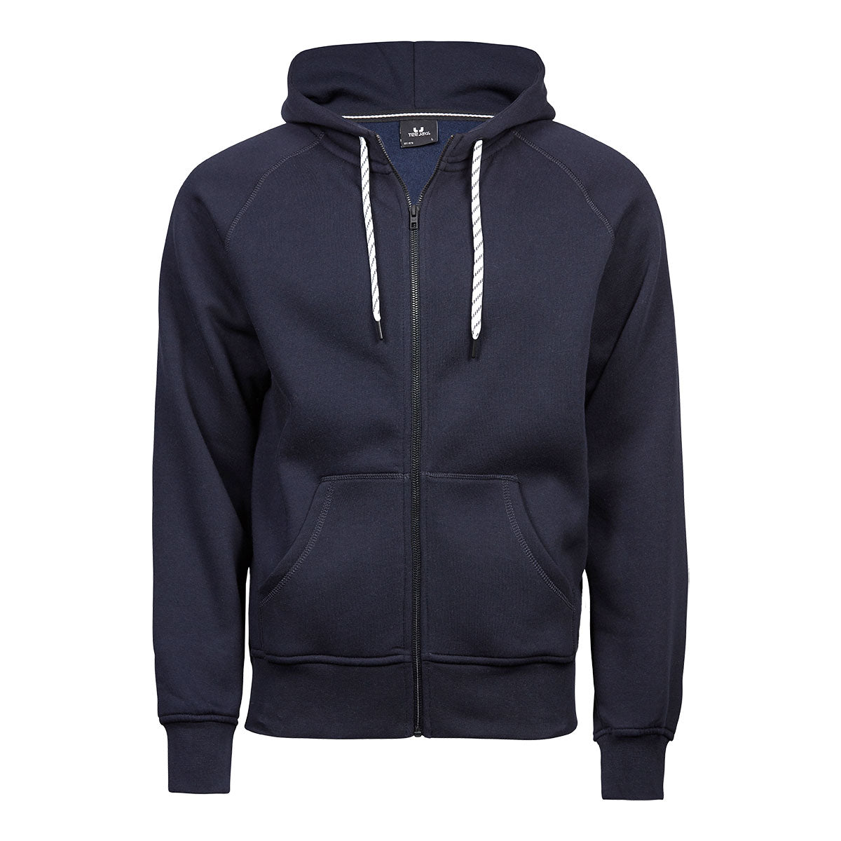 navy tummansininen tee jays fashion full zip hood huppari vetoketjulla