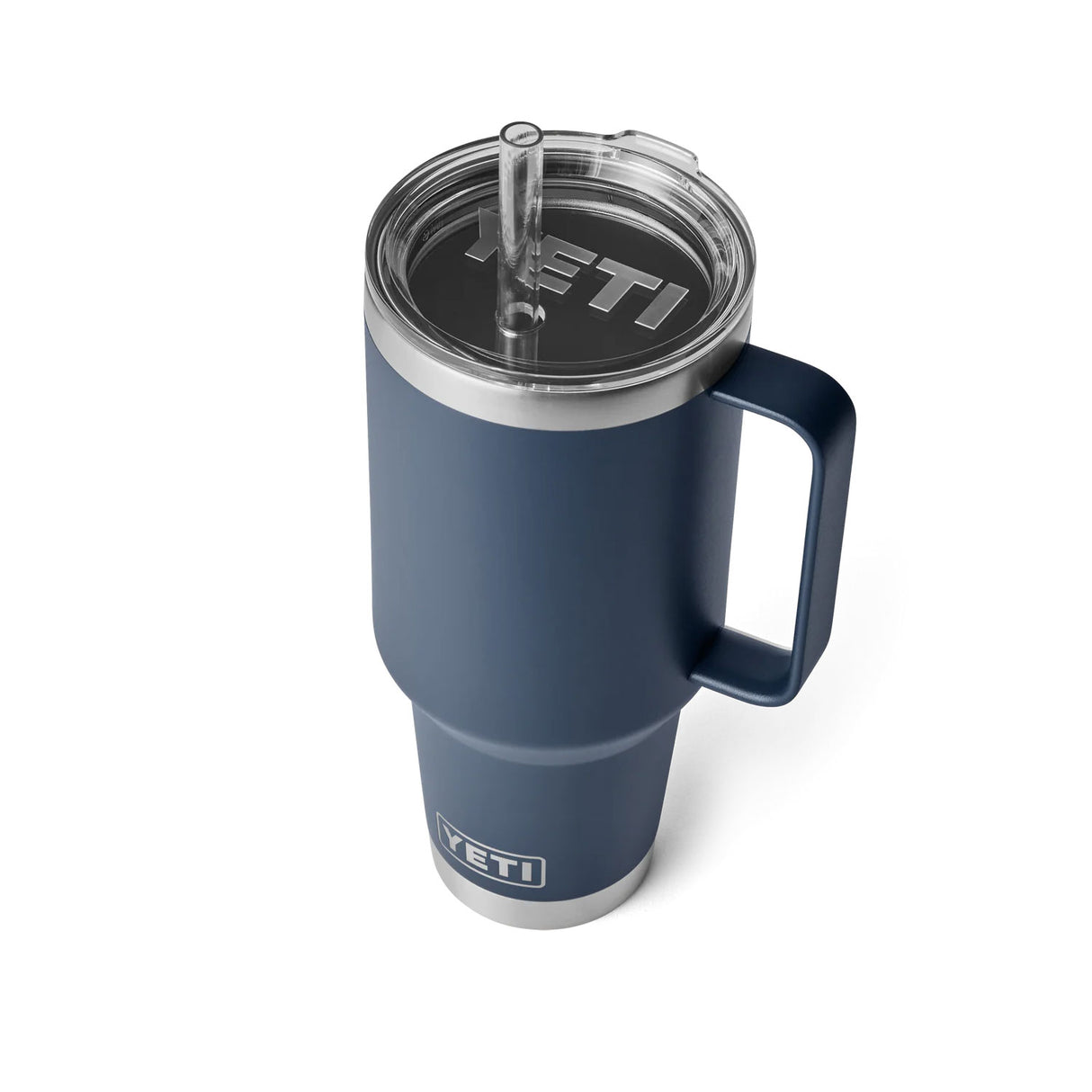 navy yeti rambler straw mug 1,2L