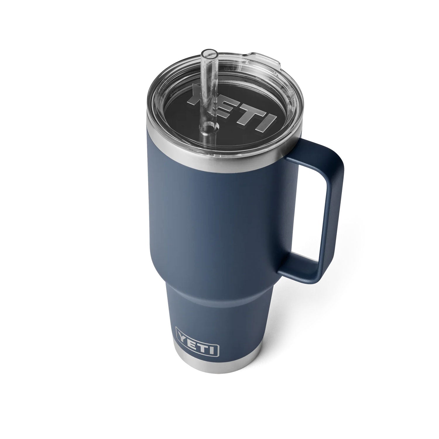 navy yeti rambler straw mug 1,2L
