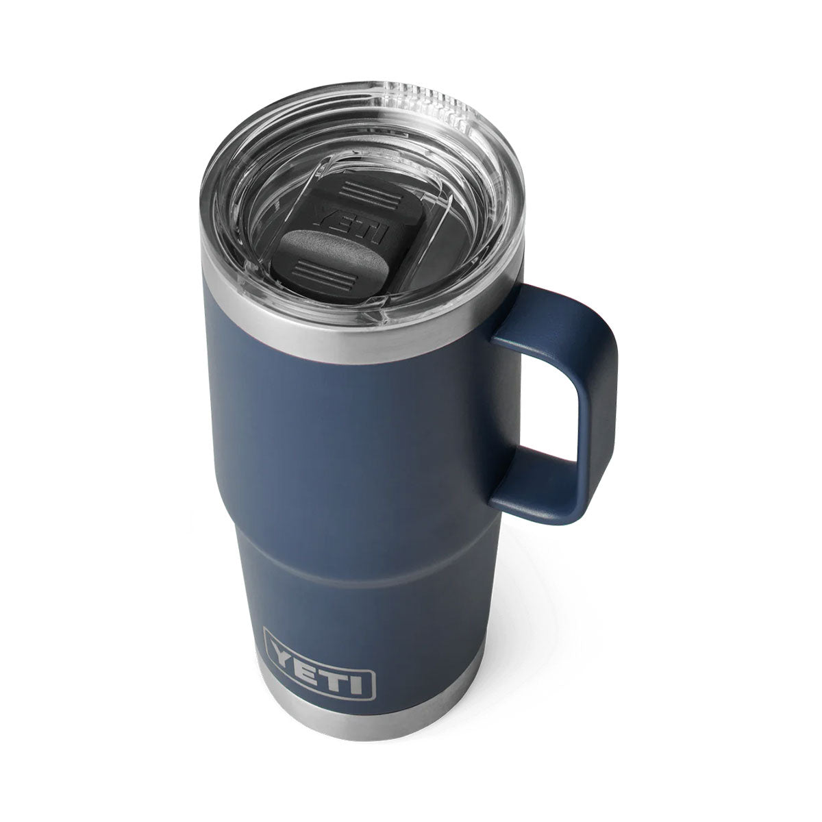 navy yeti rambler travel mug 591 ml