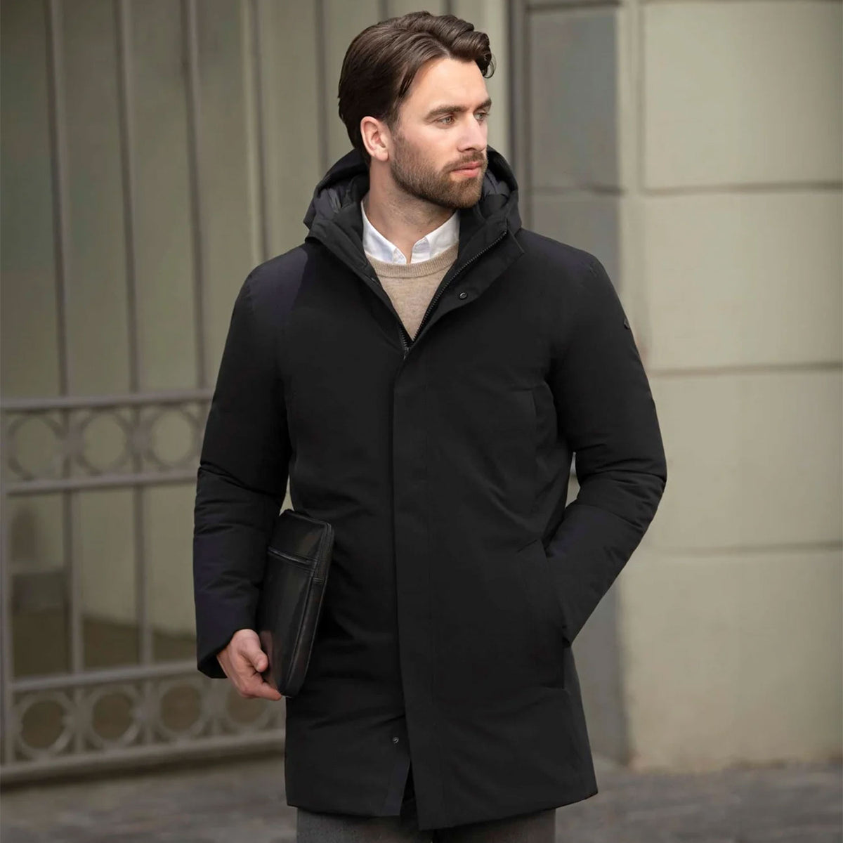 nimbus evermont musta parkatakki