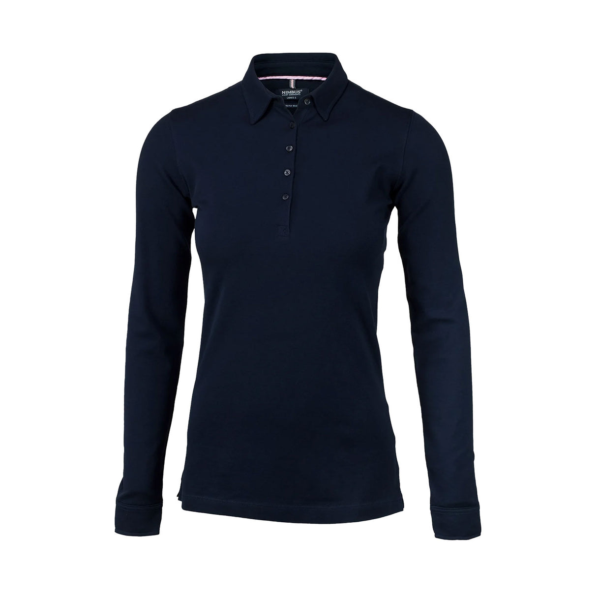 nimbus carlington dark navy naisten pitkähihainen pikeepaita