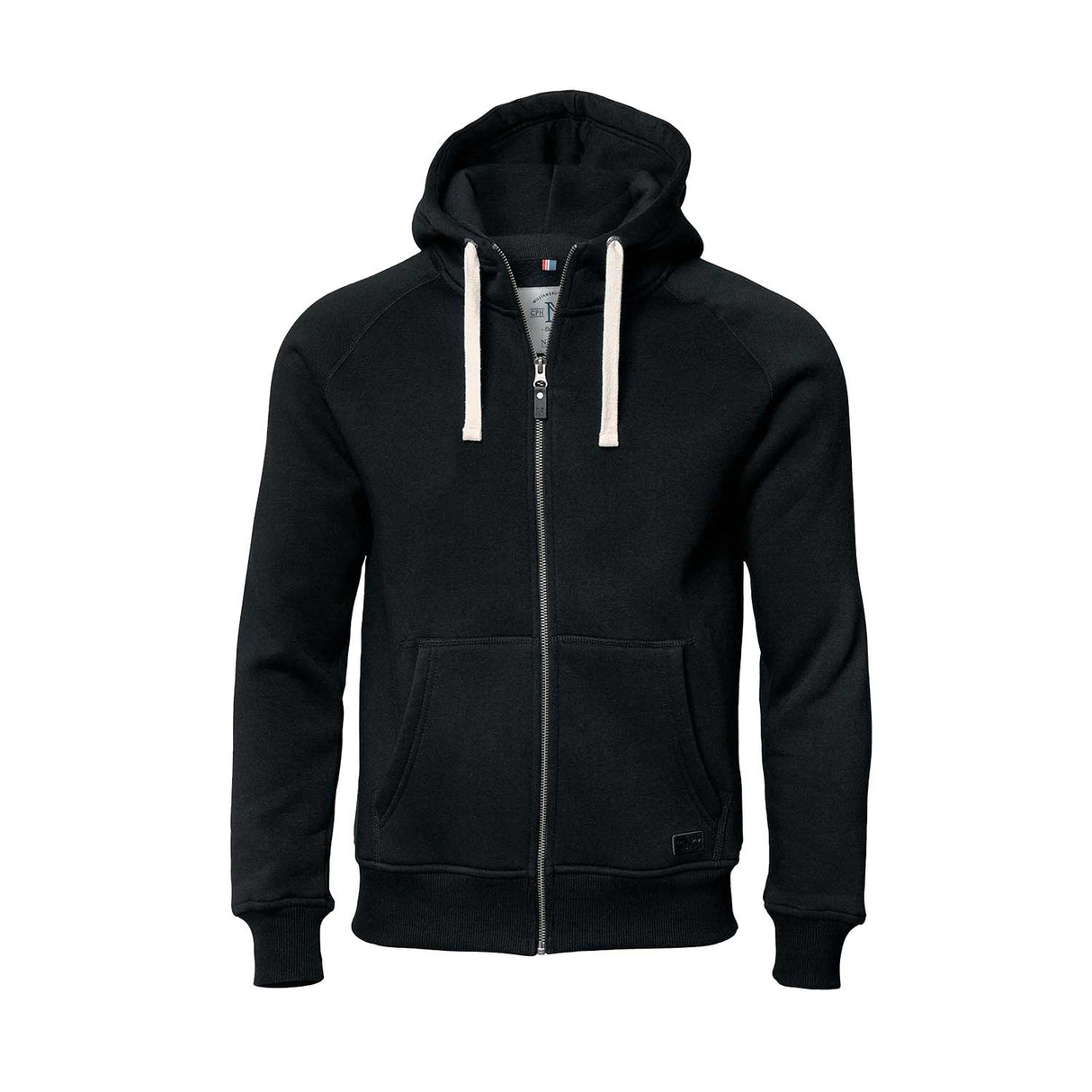 nimbus williamsburg musta vetoketjullinen huppari