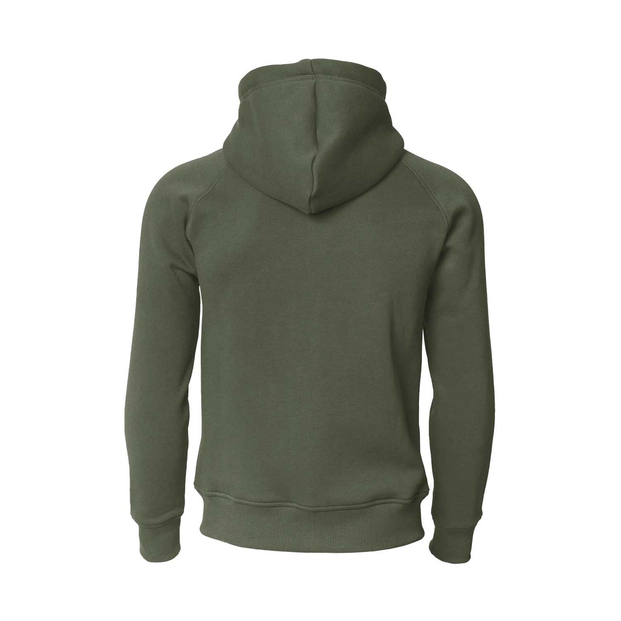 nimbus williamsburg oliivin vihreän hupparin selkäpuoli