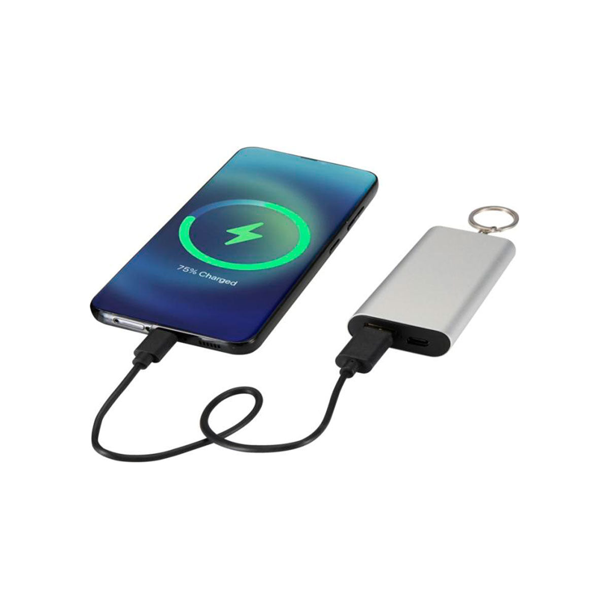 pieni 2000 mAh varavirtalähde avaimenperä