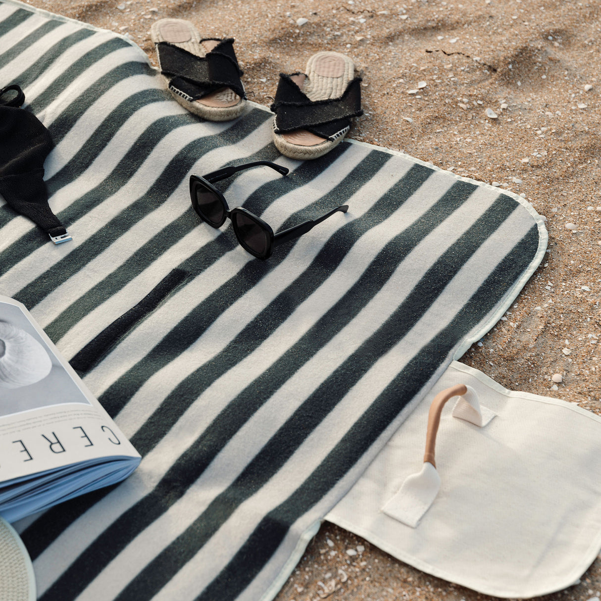 piknik viltti alba musta 200 x 150 cm