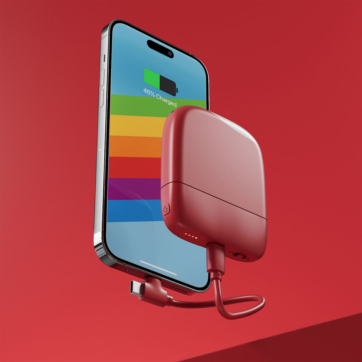 punainen Xoopar ICE P Powerbank 5000mAh