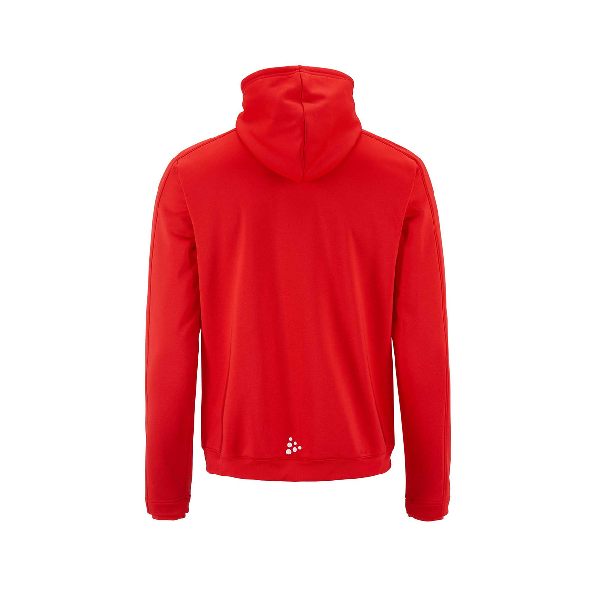 punainen craft Evolve 2.0 Brushed Hood Jacket, selkä