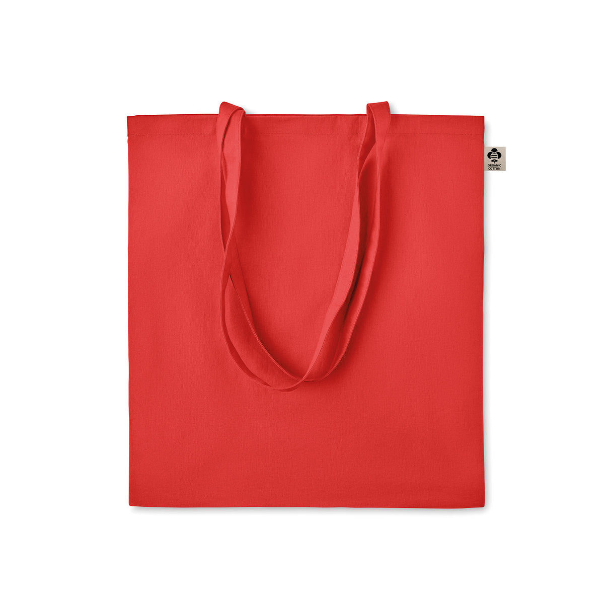 punainen ekologinen kangaskassi 140g