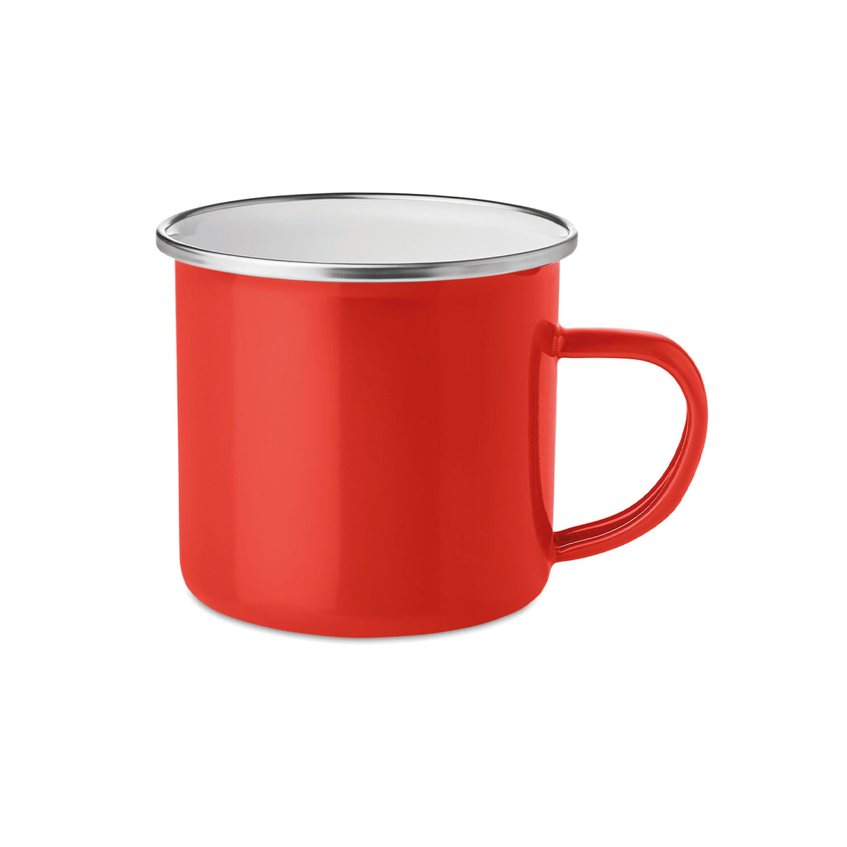 punainen emalimuki 350 ml