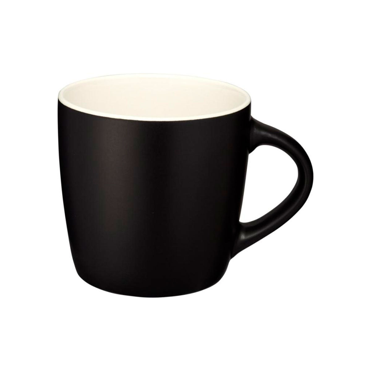 riviera muki 340 ml, musta-valkoinen