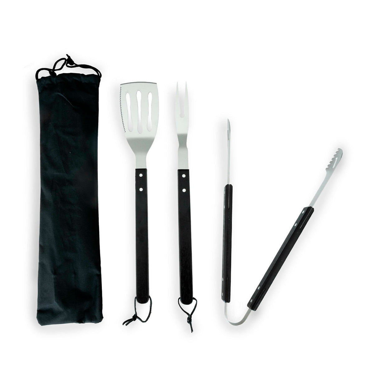 Sagaform Fredde BBQ setti: grillipihdit, grillilasta ja grillihaarukka