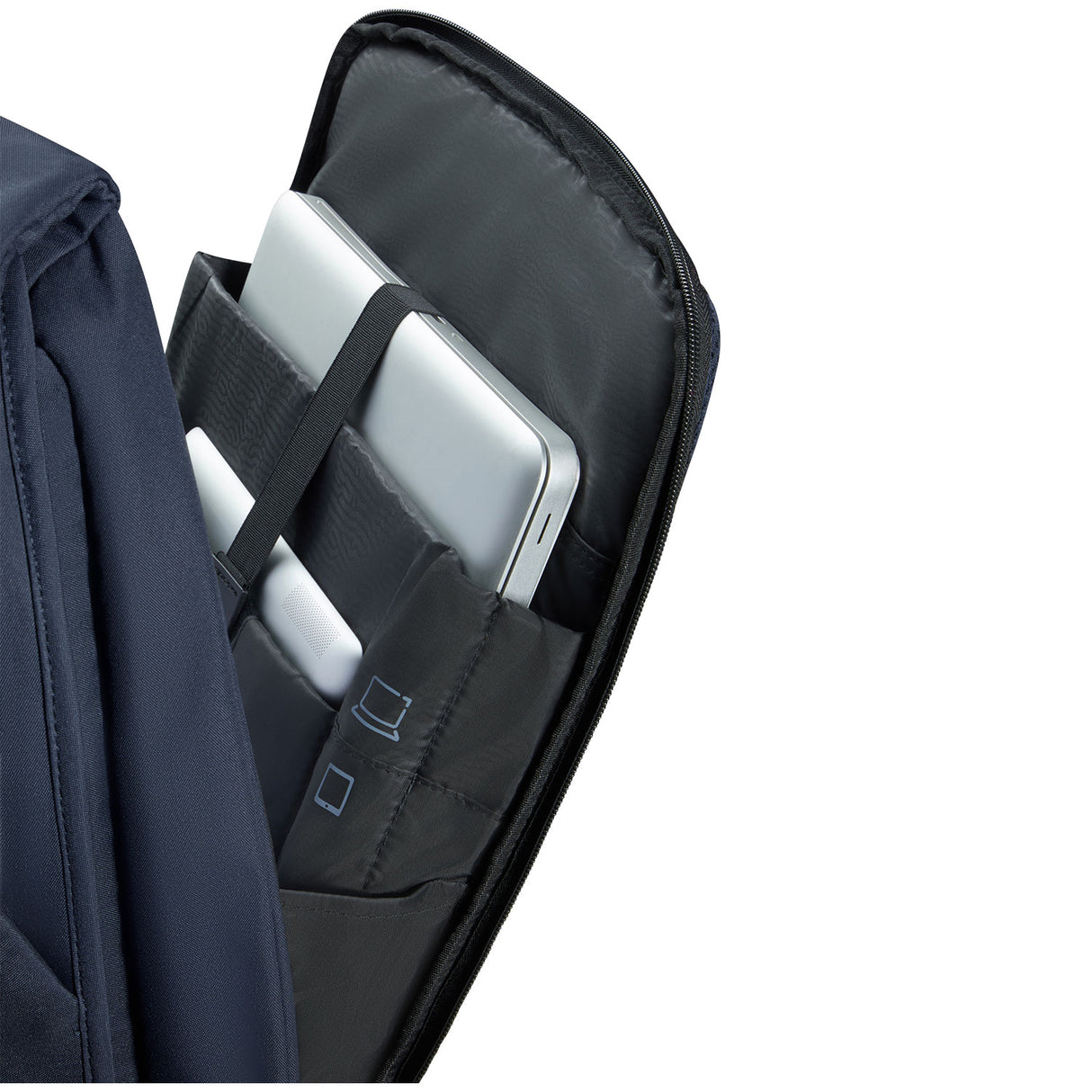Samsonite Securipak 2.0 reppu, tummansininen, 17.3" läppäritasku