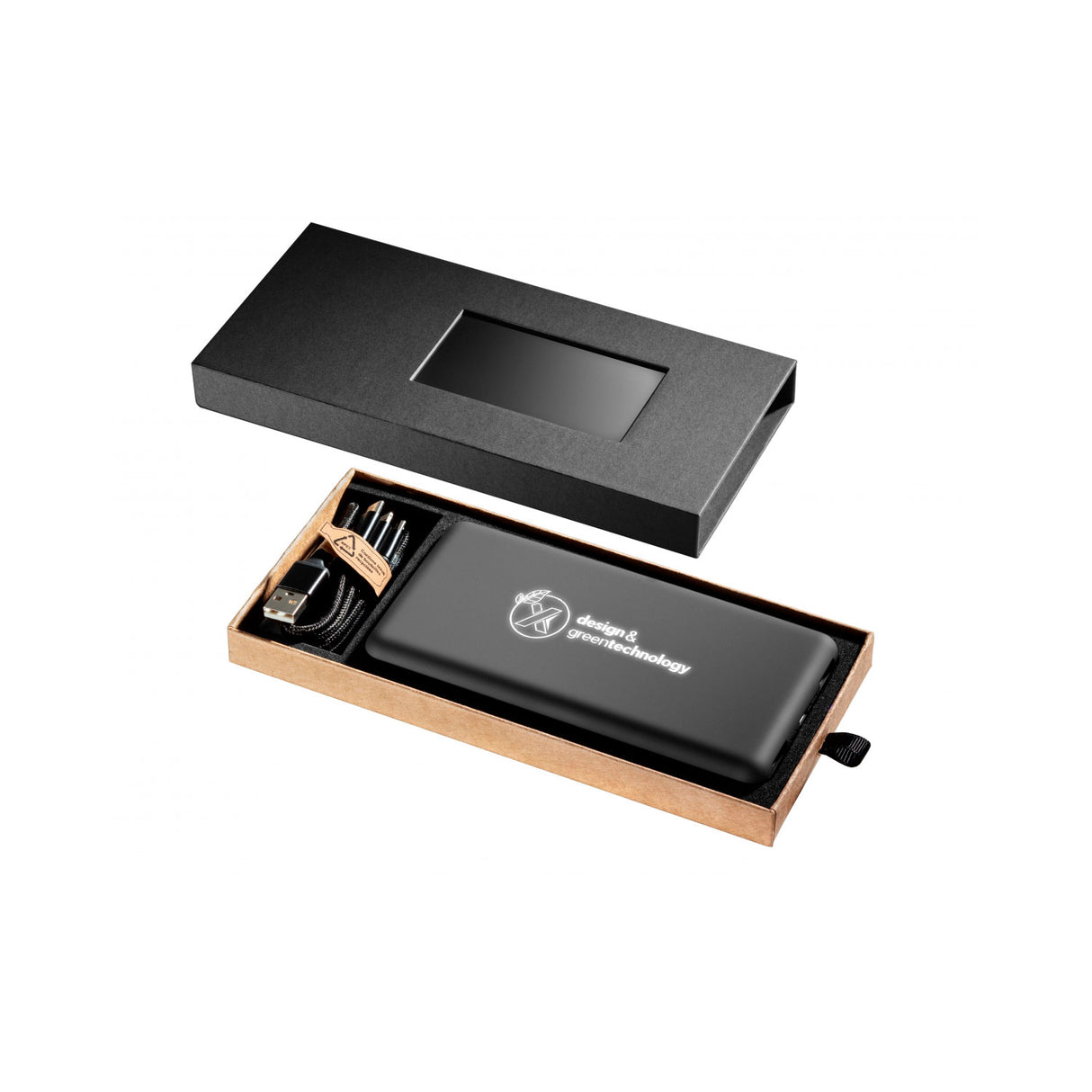 scx.design 8000 mAh aurinkokenno varavirtalähde, pakkaus