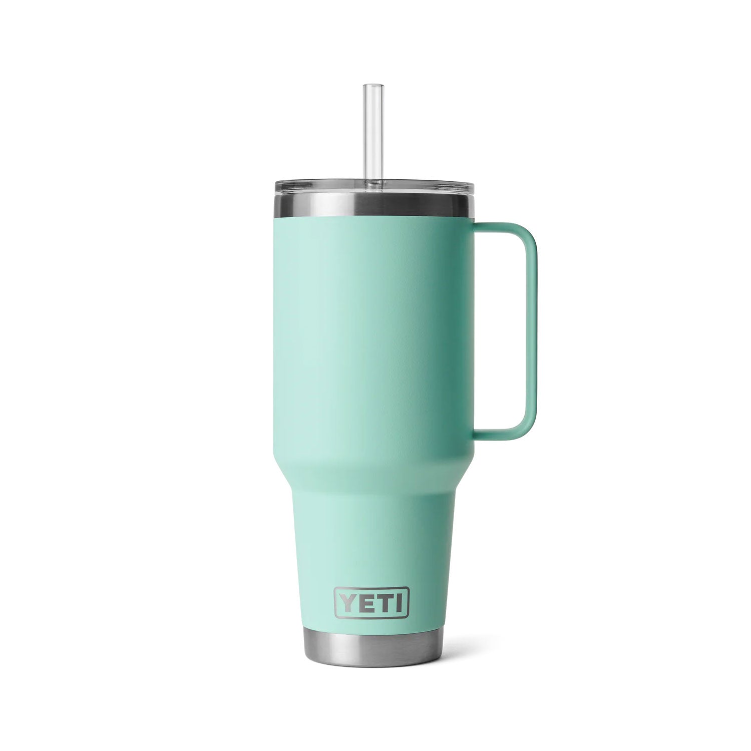 seafoam mintunvihreä yeti rambler straw mug 1,2L termosmuki pillillä