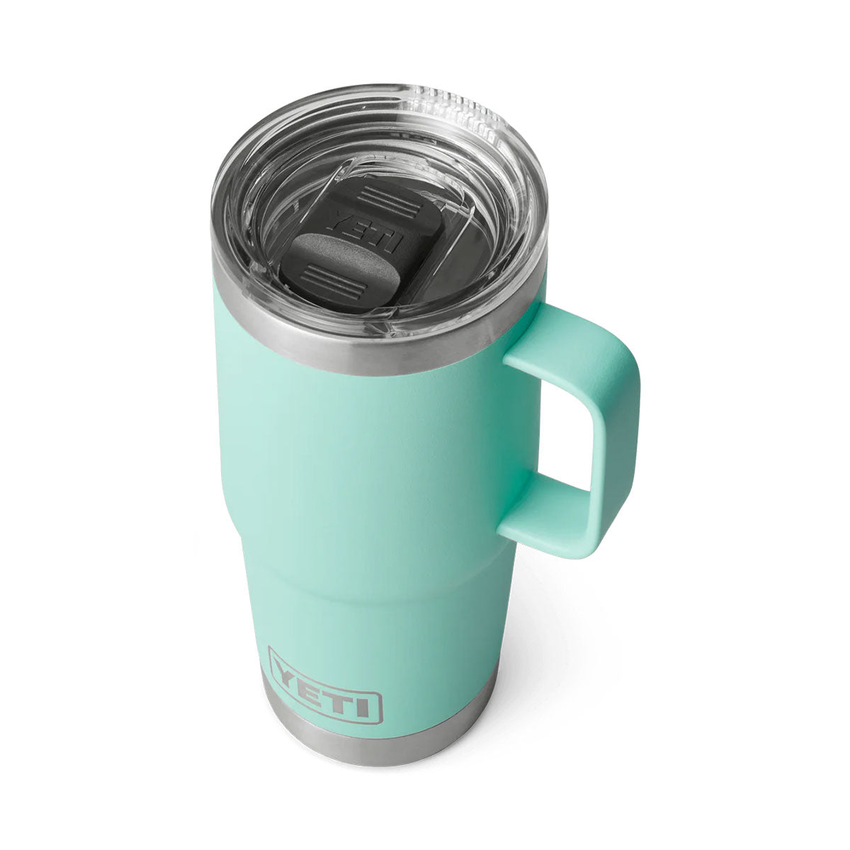 seafoam yeti rambler travel mug 591 ml