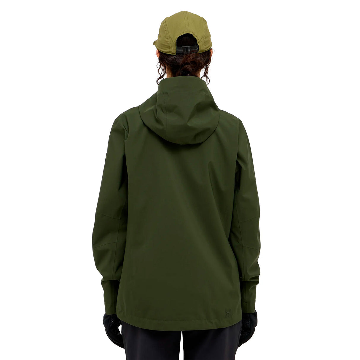 seaweed green Haglöfs proof naisten kuoritakki, selkä