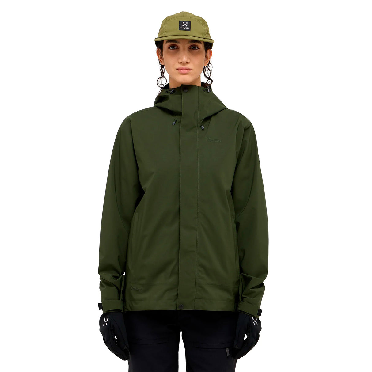 seaweed green Haglöfs proof naisten kuoritakki