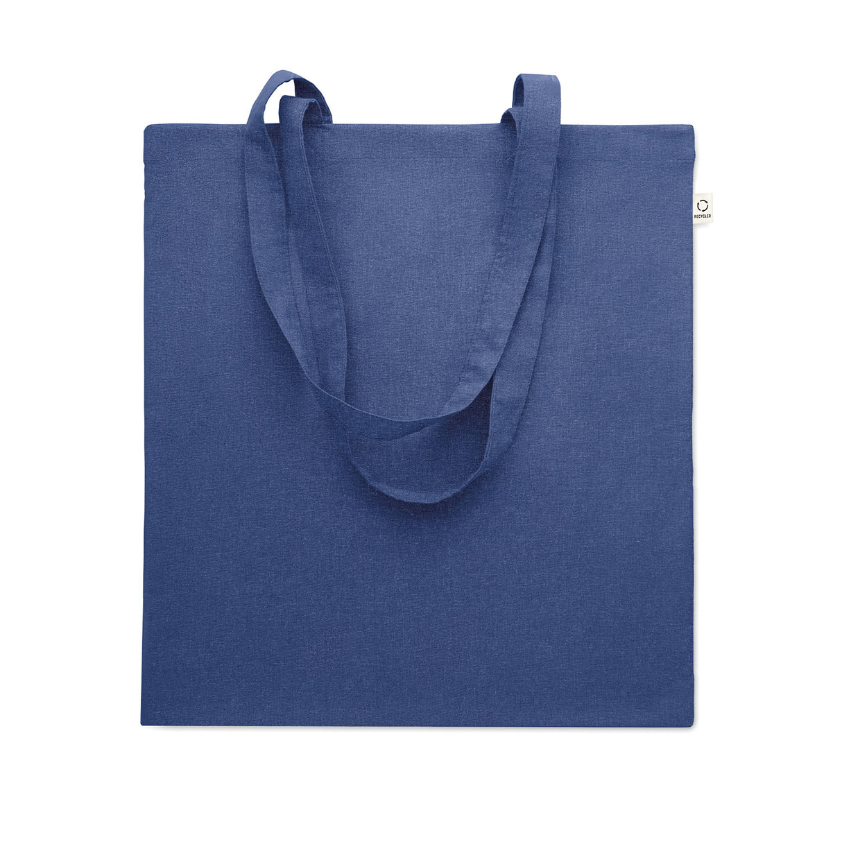 sininen kangaskassi kierrätyspuuvilla rpet 140g