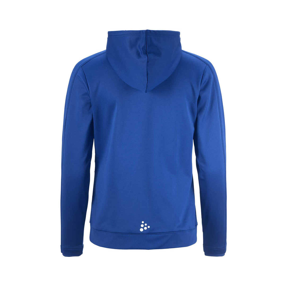 sininen naisten Craft Evolve 2.0 Brushed Hood Jacket, selkä