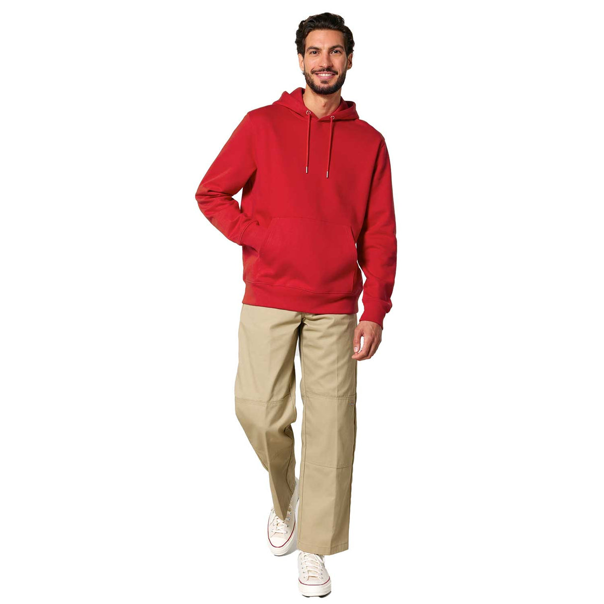 stanley stella cruiser 2 punainen unisex huppari miehen päällä