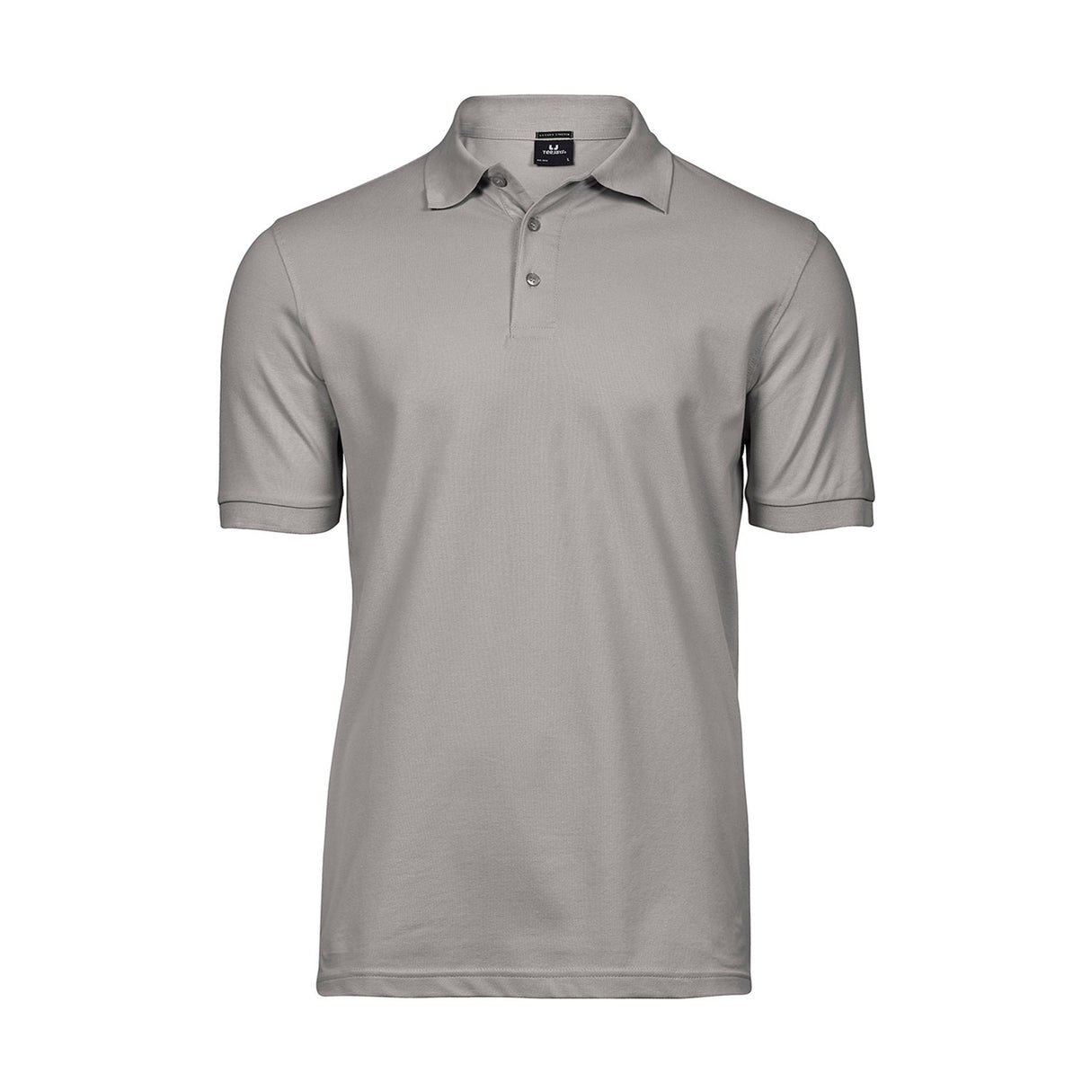 tee jays luxury stretch polo, stone, kiven harmaa
