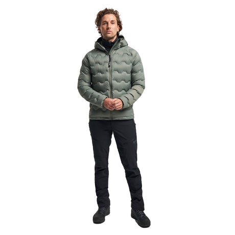 tenson TXlite Shibui Down Jacket men, harmaanvihreä