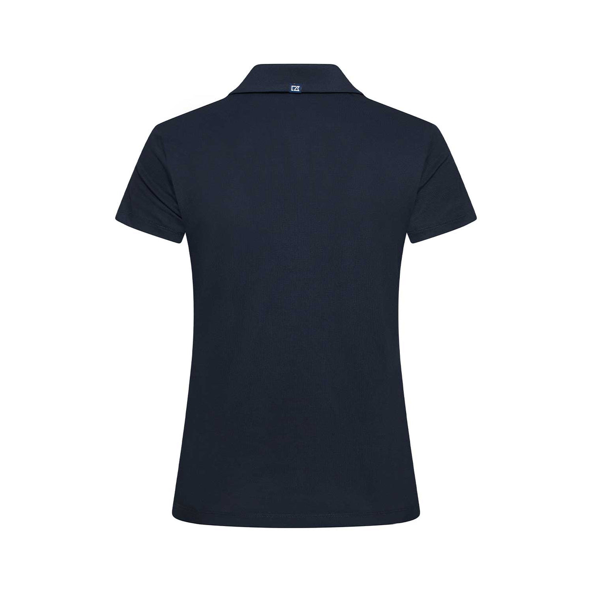 tummansininen naisten Virtue Polo V-neck, selkä