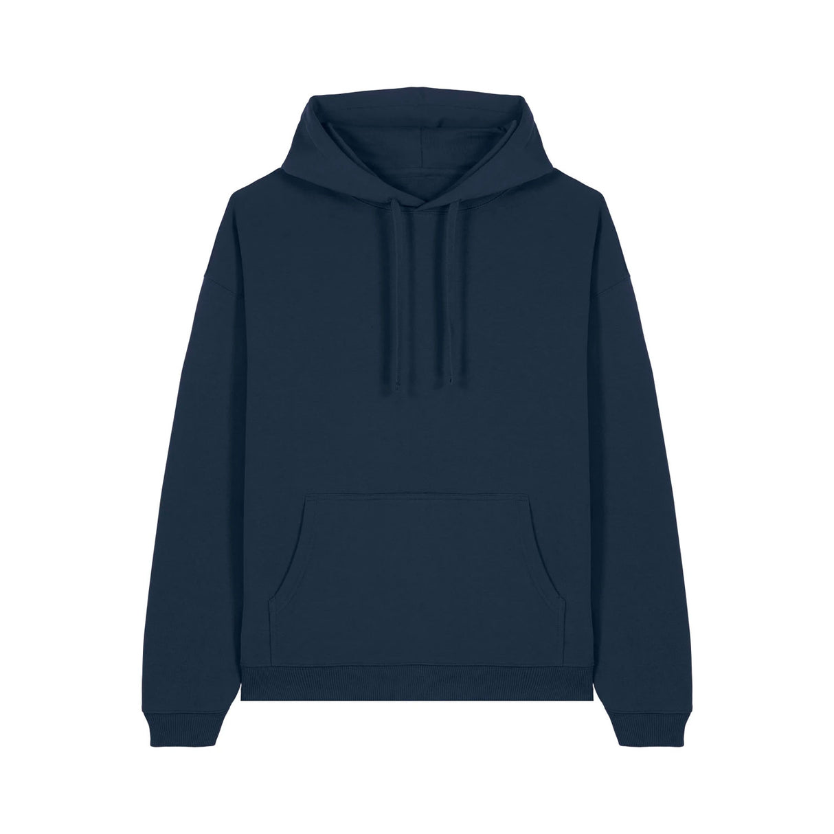 tummansininen oversize huppari