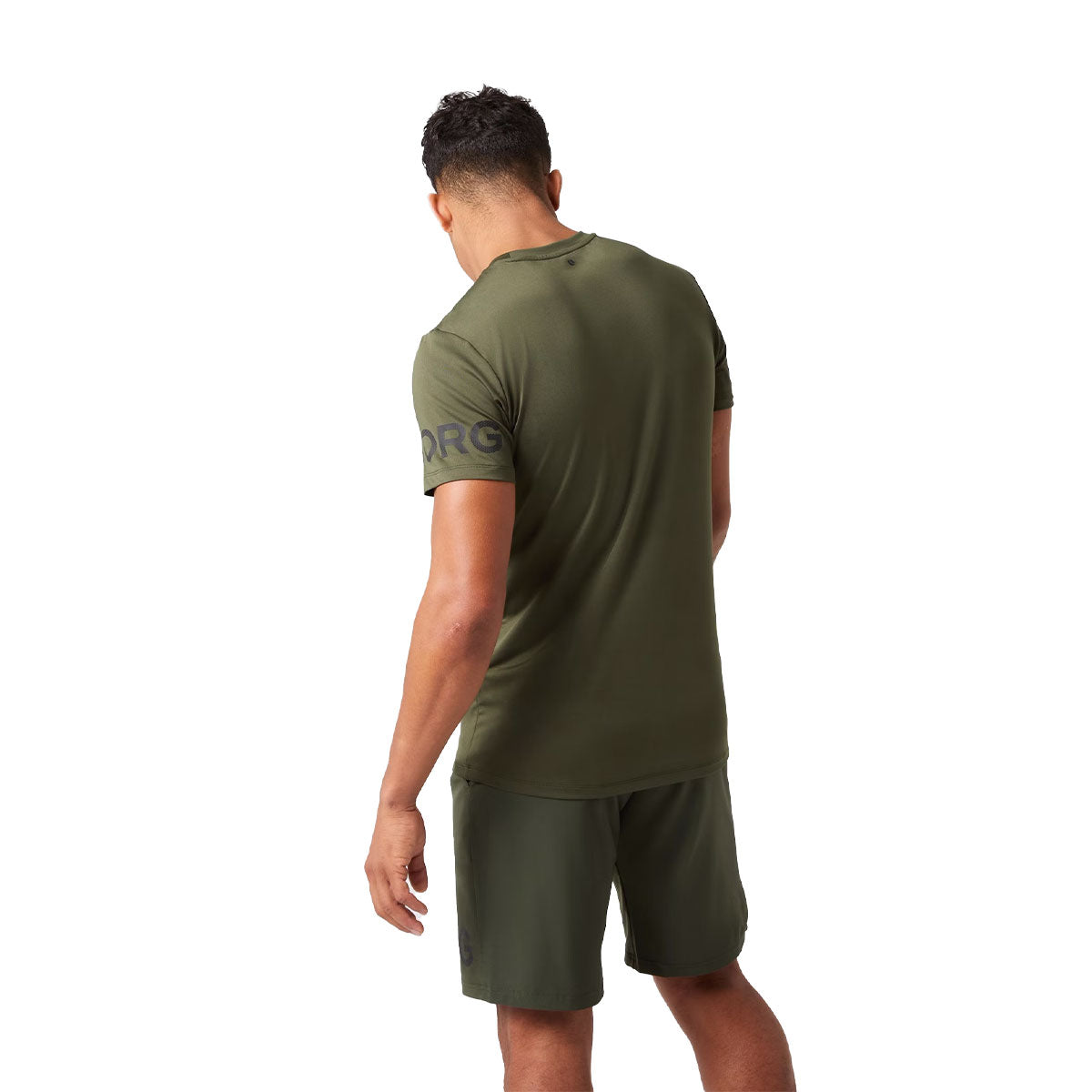 tummanvihreä Björn Borg Tekninen t-paita, selkä