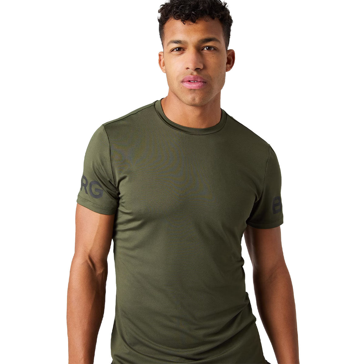 tummanvihreä tekninen t-paita björn borg