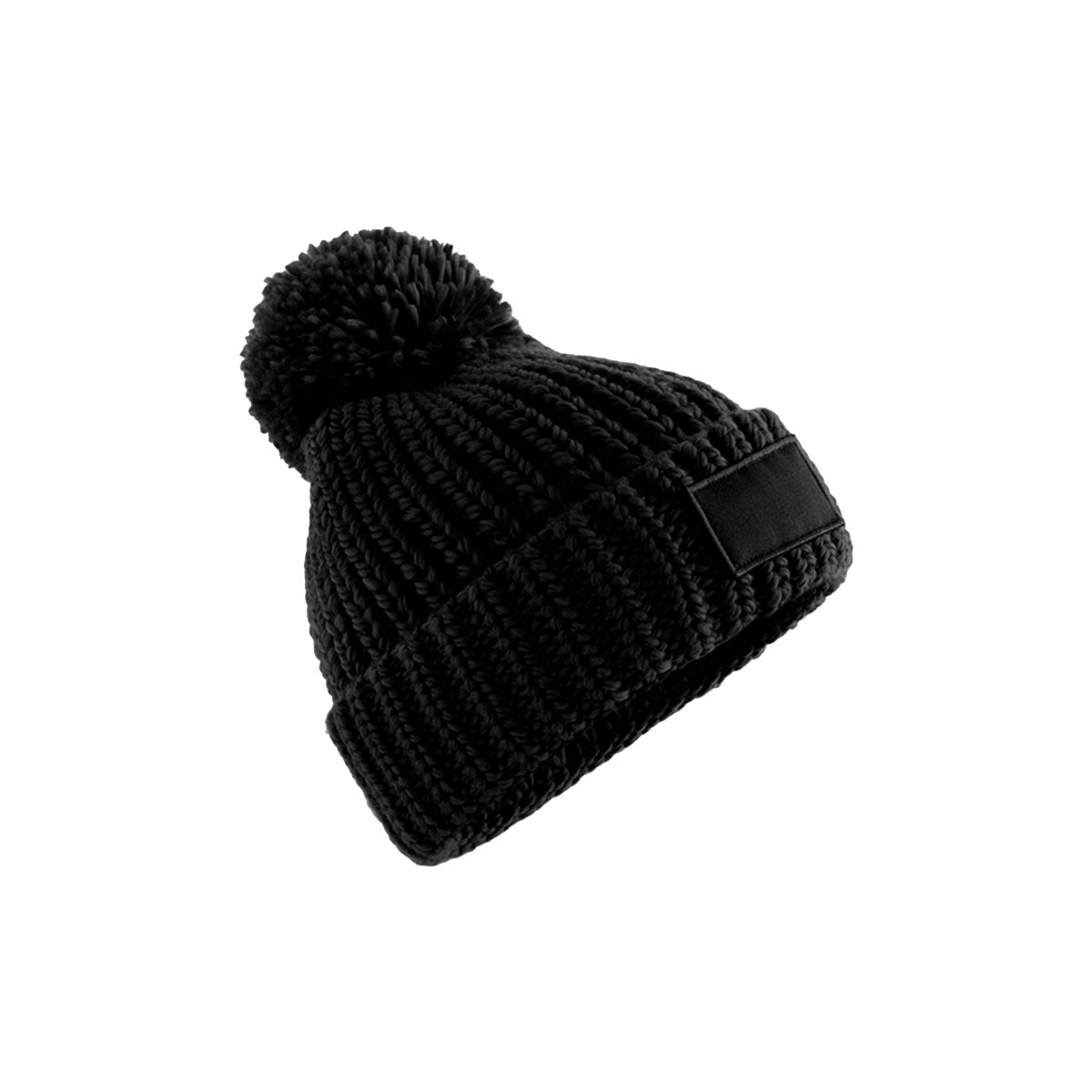musta tupsupipo toasty patch beanie