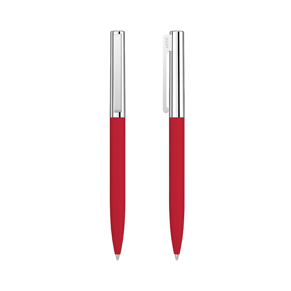 Uma BRIGHT GUM metallinen kuulakärkikynä, punainen