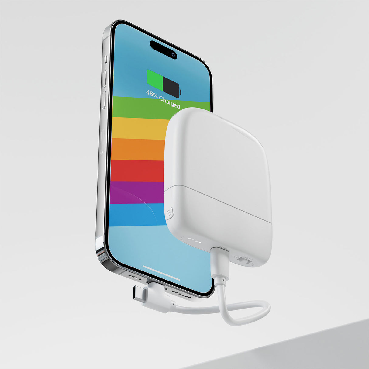 valkoinen Xoopar ICE P Powerbank 5000mAh