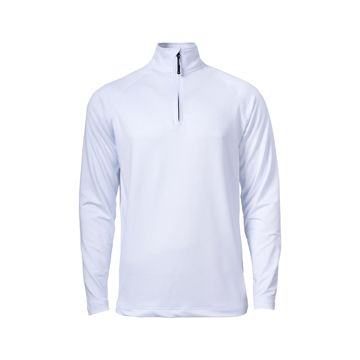 valkoinen cutter buck Coos Bay Half Zip pitkähihainen paita