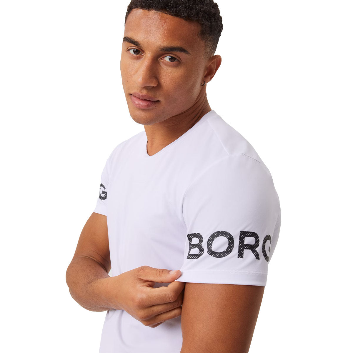 valkoinen Tekninen T-paita Björn Borg