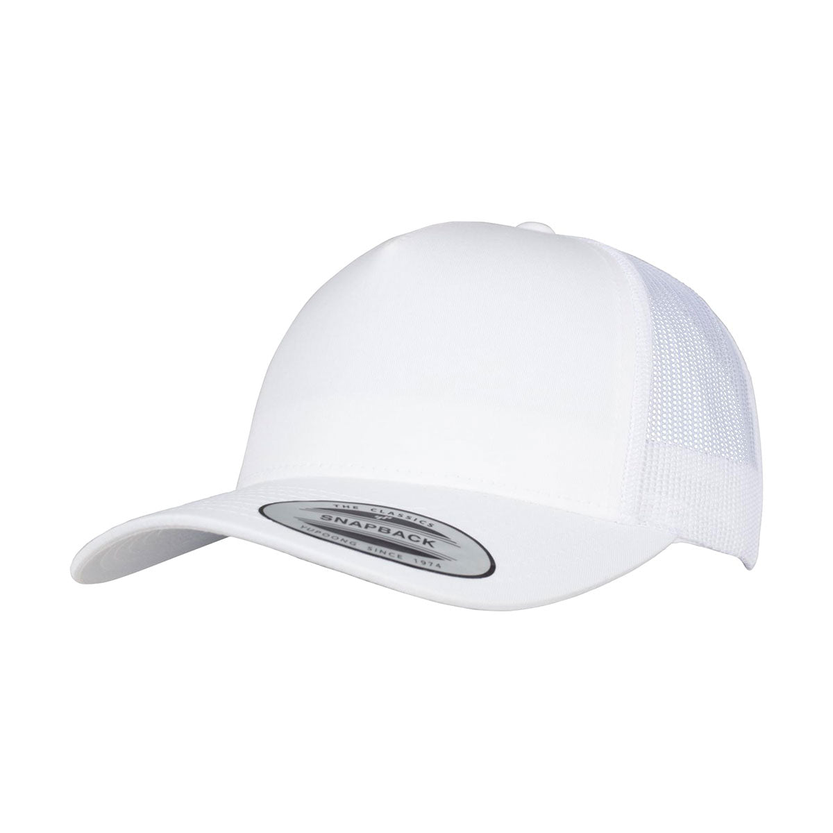 valkoinen yp classics 5 panel trucker lippis