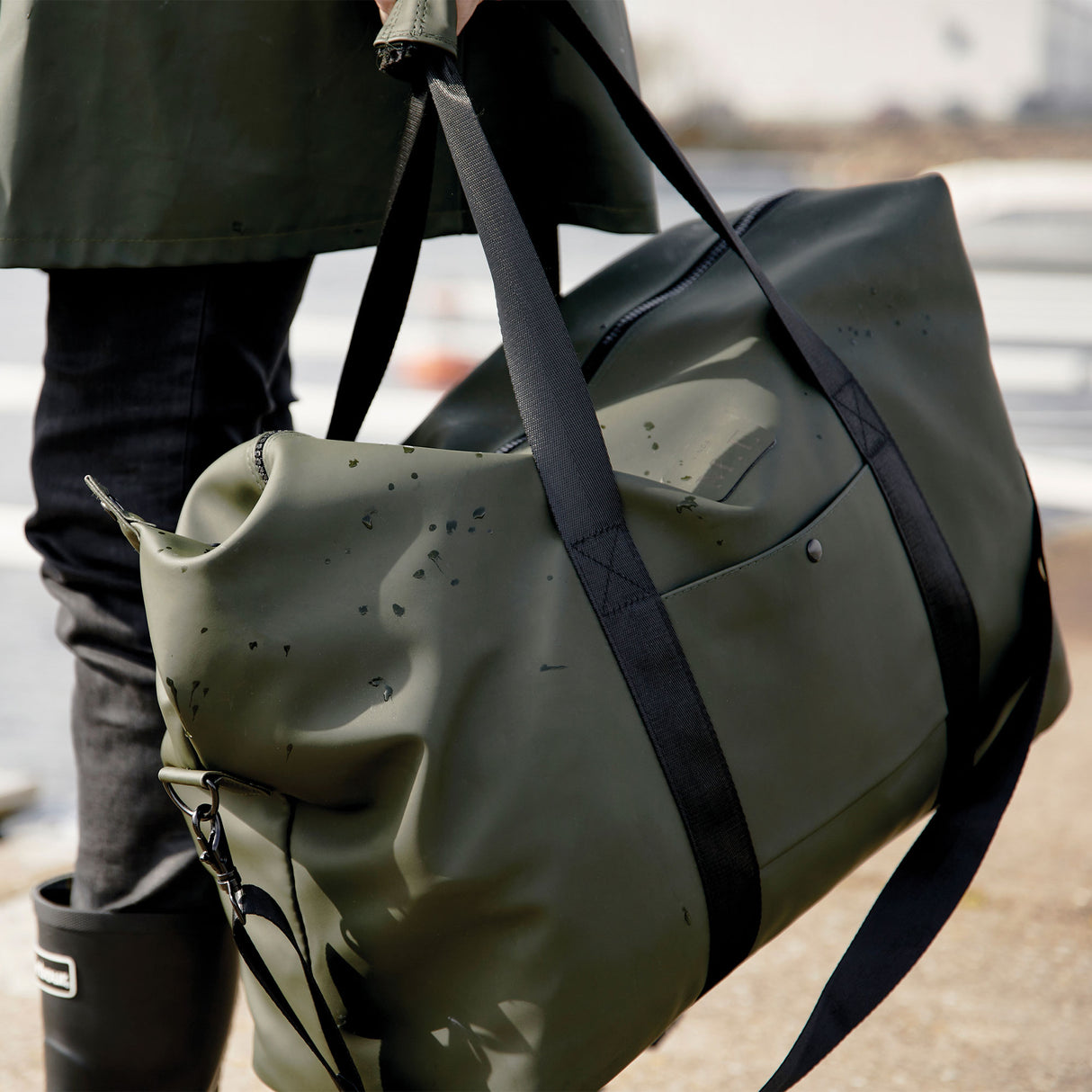 vihreä baltimore viikonloppulaukku