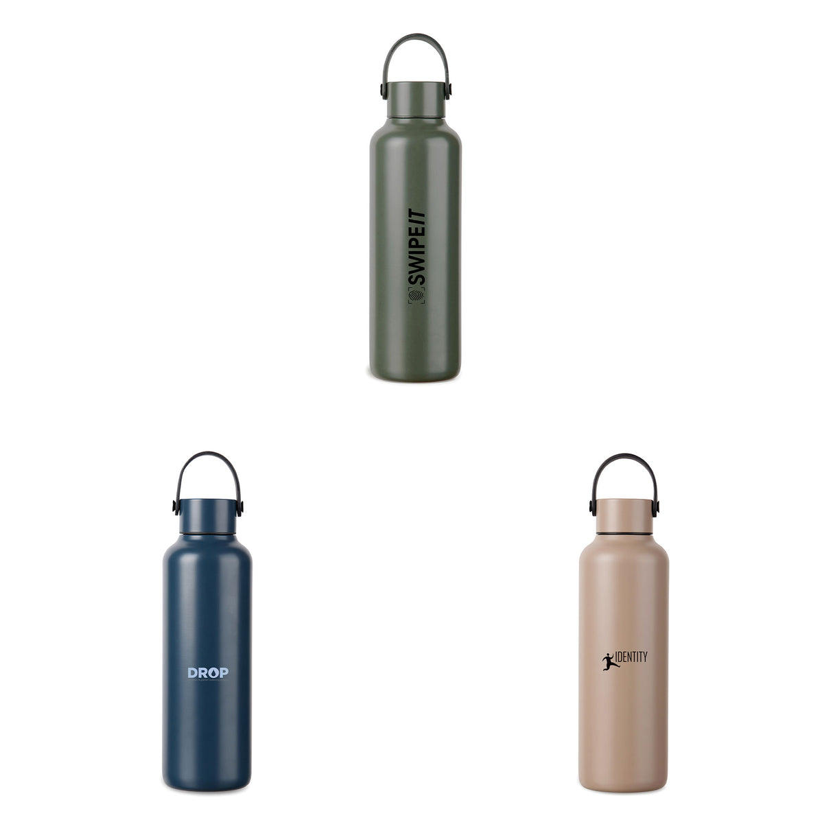 VINGA Baltimore teräs juomapullo omalla logolla