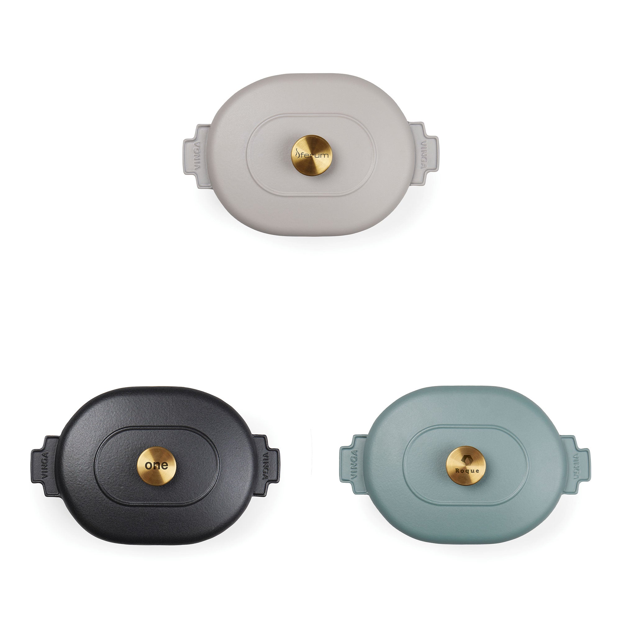 vinga valurautapata omalla logolla, monte heritage