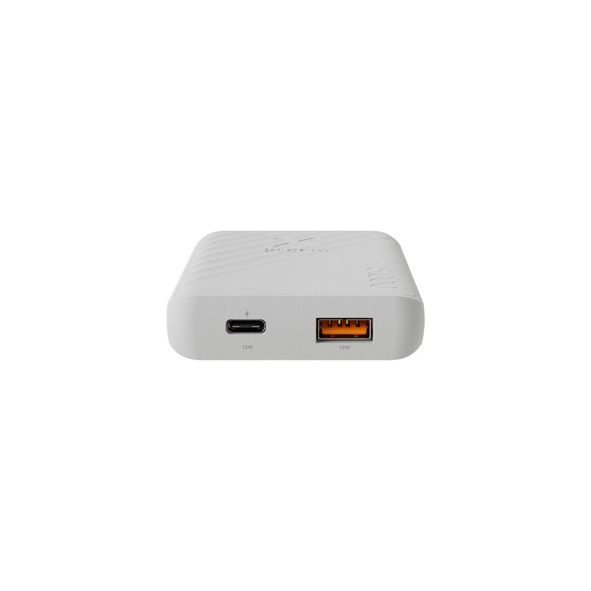 xtorm go2 12w 5000mah varavirtalähde, valkoinen, usb-c ja usb-a