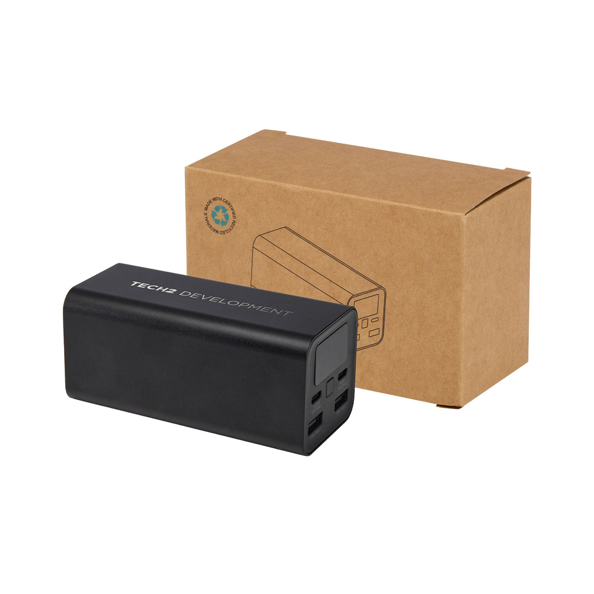 20000mah 70w varavirtalähde omalla logolla