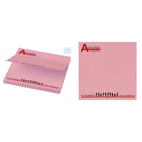 75 x 75 mm muistilaput, pinkki