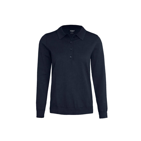 Brighton Long Sleeve Polo Women, navy