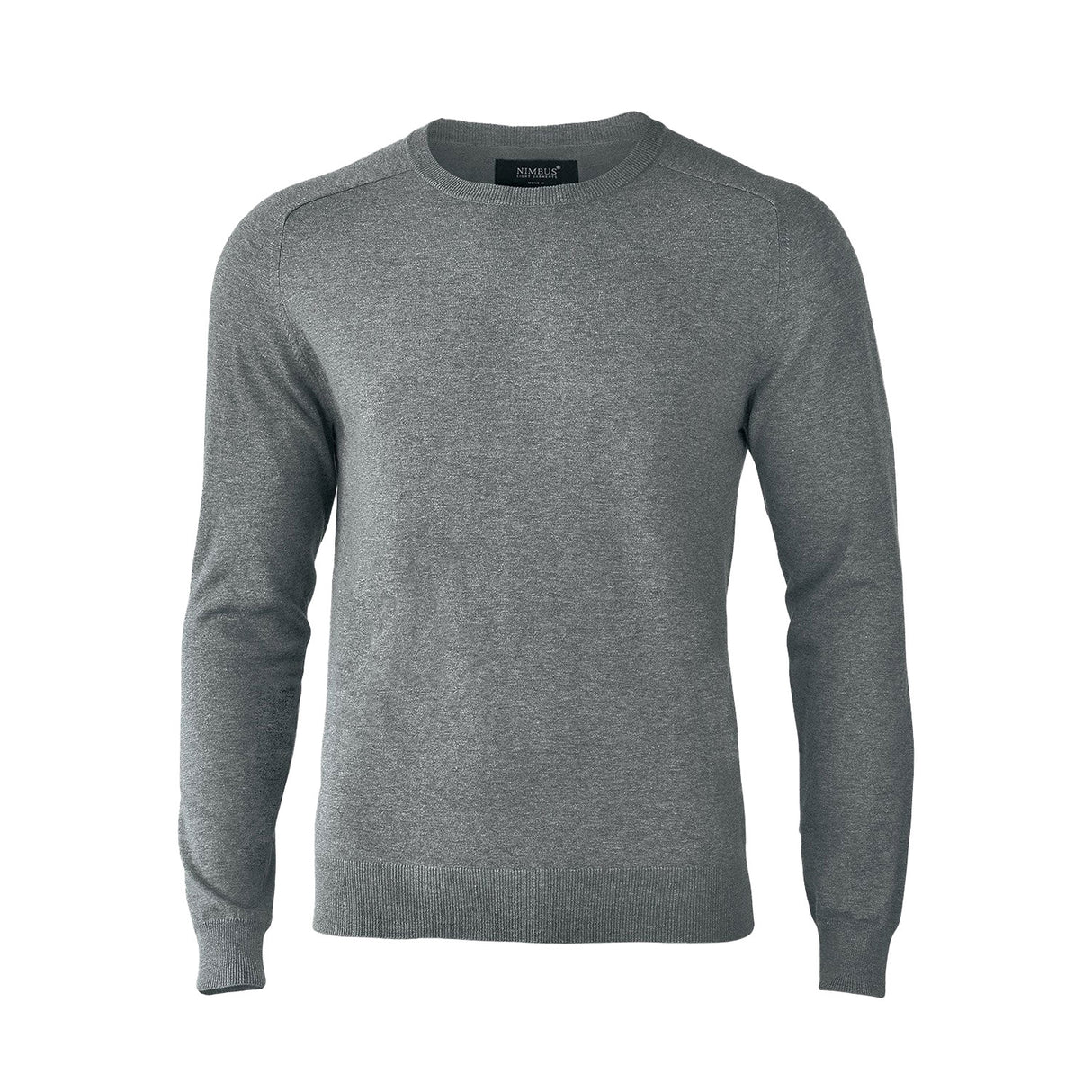 Nimbus Brighton O-Neck puuvillaneule, harmaa