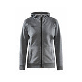 CORE Soul Full Zip Hood naisten huppari tummanharmaa