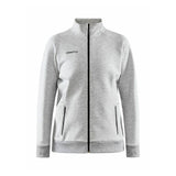 CORE Soul Full Zip Jacket naisten collegetakki vaaleanharmaa