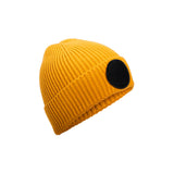 Circular Fashion Patch Beanie, mustard, sinapin keltainen pipo